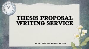 Thesis Proposal Writing Service