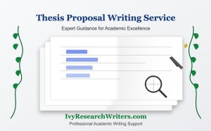 Thesis Proposal Writing Service