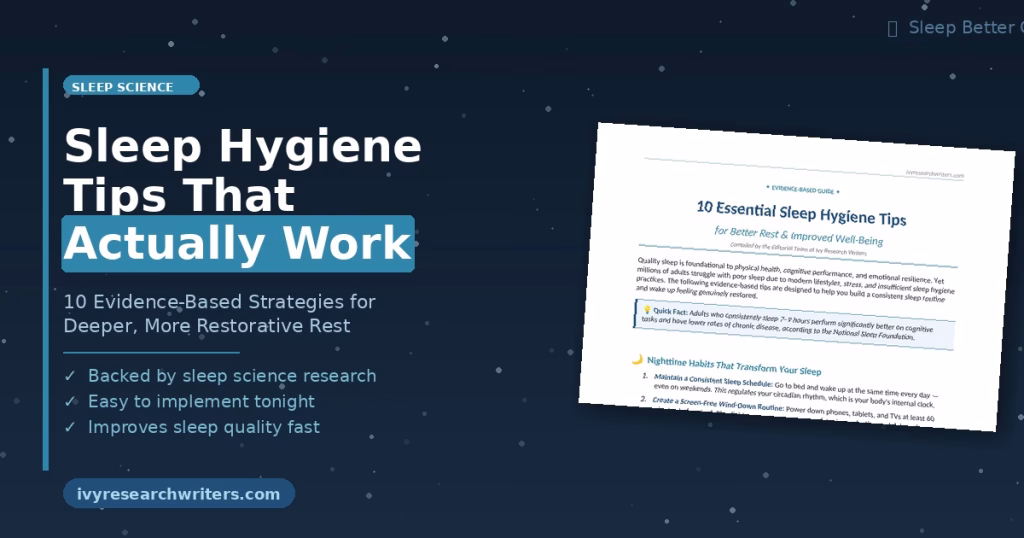 Sleep Hygiene Tips